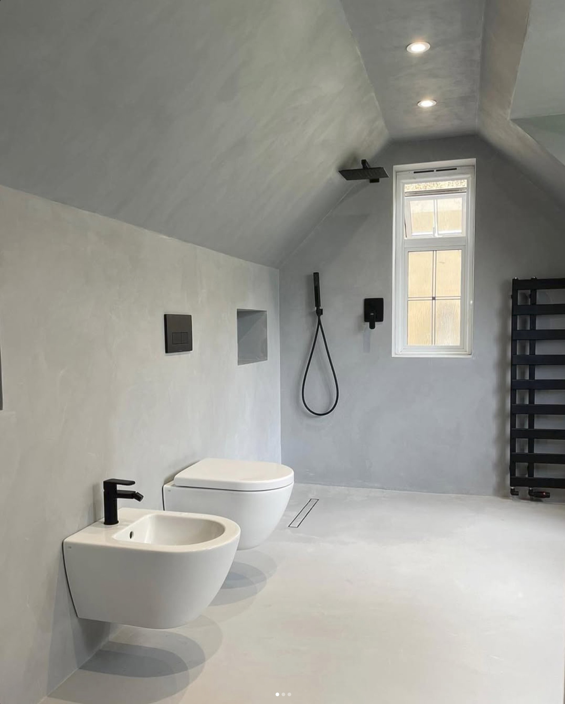 Micro cement bathroom